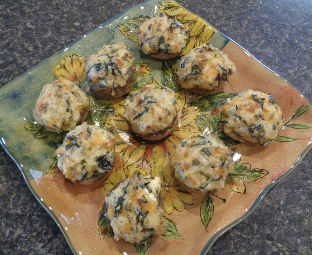 Stuffed Mushroom Caps from My Kitchen Wand