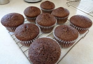 Vanilla Whiskey Chocolate Cupcakes from My Kitchen Wand