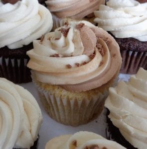 Vanilla Whiskey Chocolate Cupcakes from My Kitchen Wand