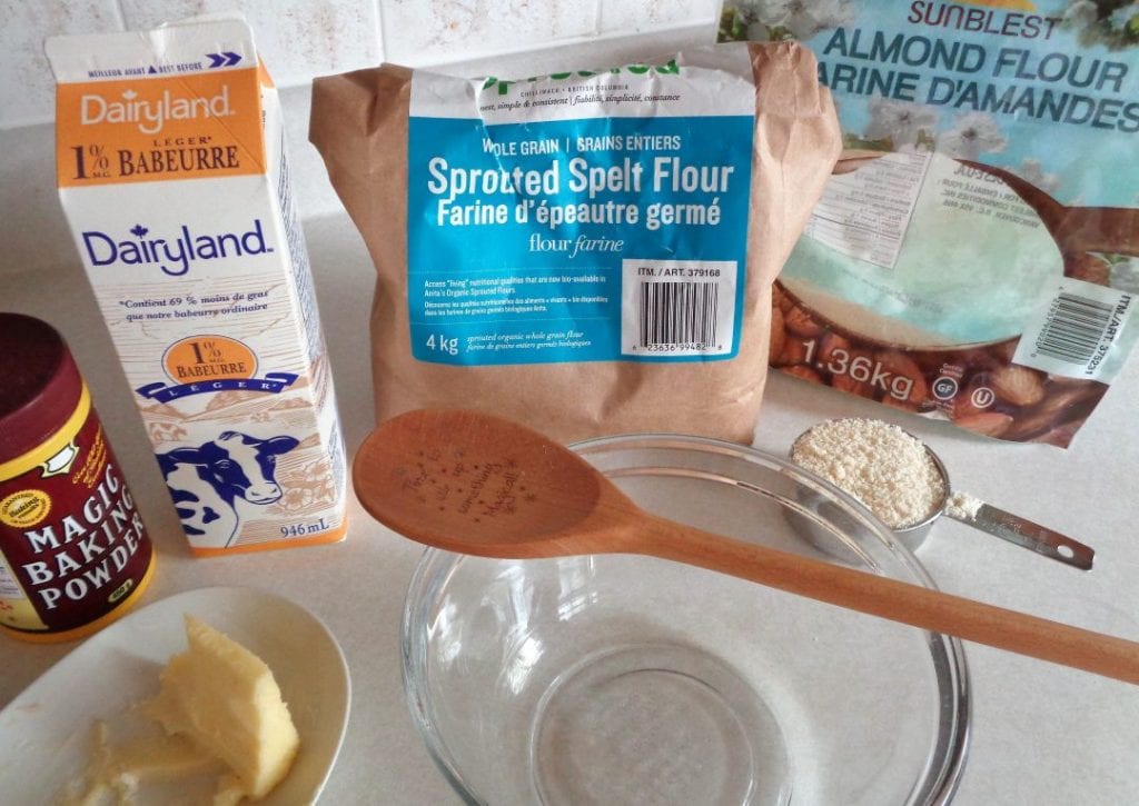 Spelt & Almond Flour Buttermilk Biscuits from My Kitchen Wand