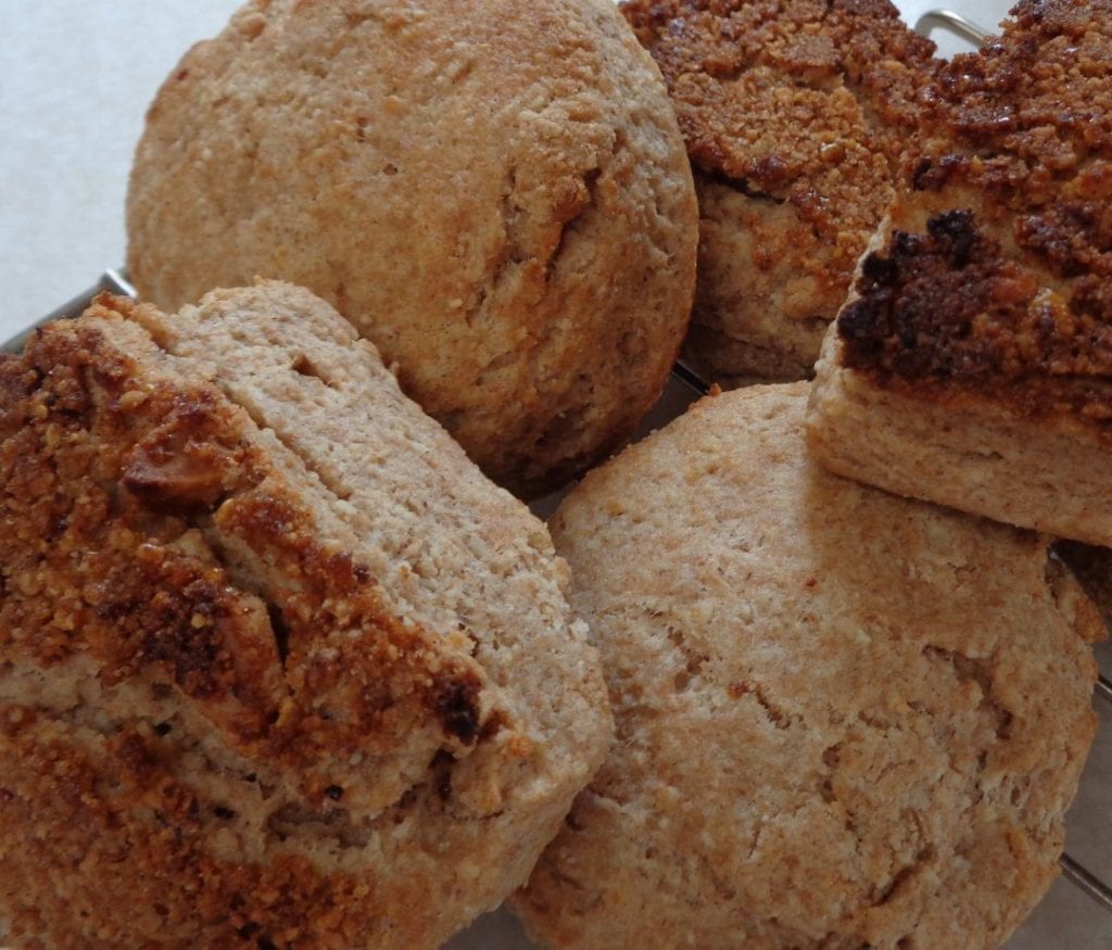 Spelt & Almond Flour Buttermilk Biscuits from My Kitchen Wand