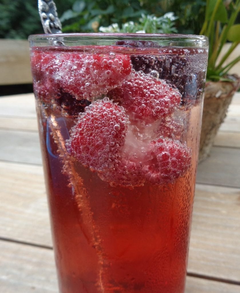 Blackberry Ginger Basil Shrub from My Kitchen Wand