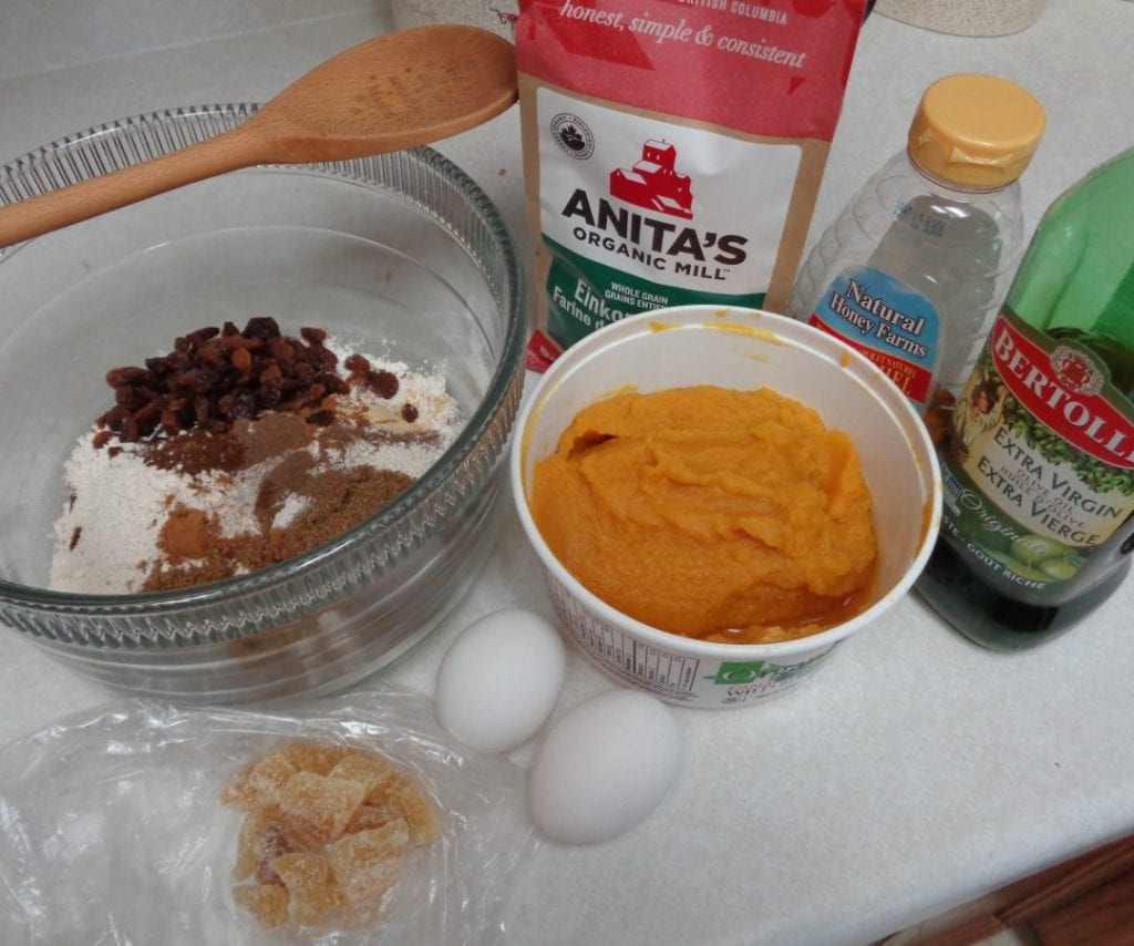 Pumpkin Raisin Ginger-Bread with Einkorn Flour from My Kitchen Wand