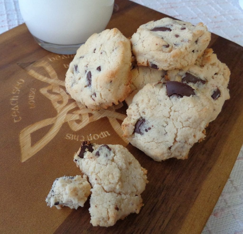 Chocolate Chip Cookies with coconut flour from My Kitchen Wand