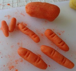 Marzipan carrots from My Kitchen Wand