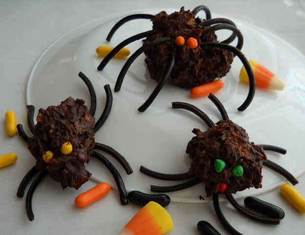 Crunchy Chocolate Spiders from My Kitchen Wand