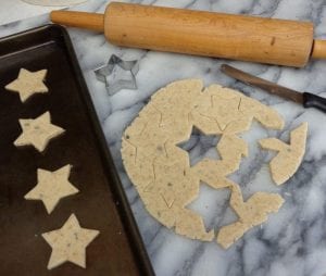 Rosemary Ginger Shortbread Stars from My Kitchen Wand