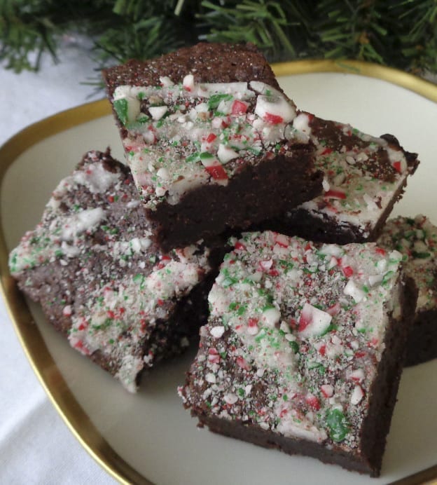 Candy Cane Brownies from My Kitchen Wand