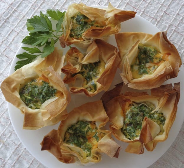 Herbs and Eggs in Filo from My Kitchen Wand