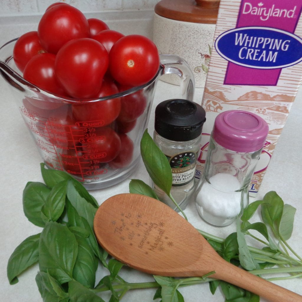 Creamy Tomato Basil Soup from My Kitchen Wand