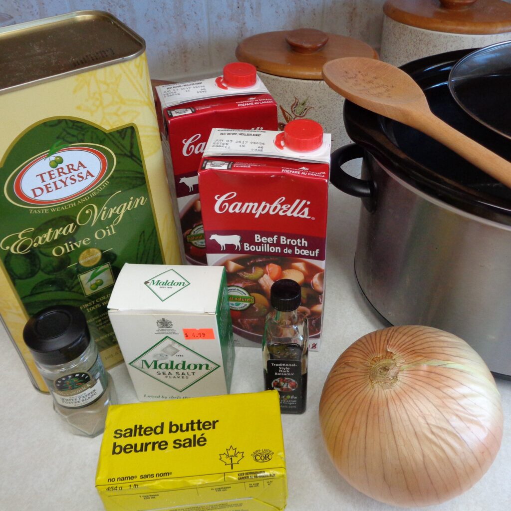 Slow Cooker Onion Soup from My Kitchen Wand