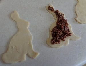 Chocolate Hazelnut Puff Pastry Bunnies from My Kitchen Wand