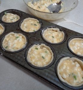 Cottage Cheese & Chive Tarts/Quiche from My Kitchen Wand