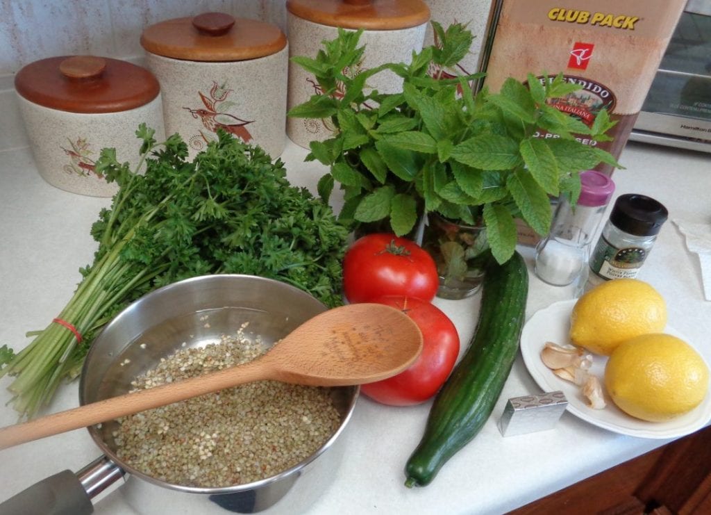 Buckwheat Grout Tabbouleh from My Kitchen Wand