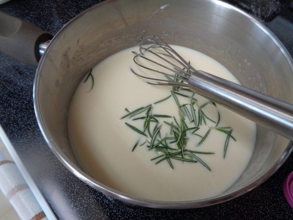 Rosemary Infused Alfredo Sauce from My Kitchen Wand