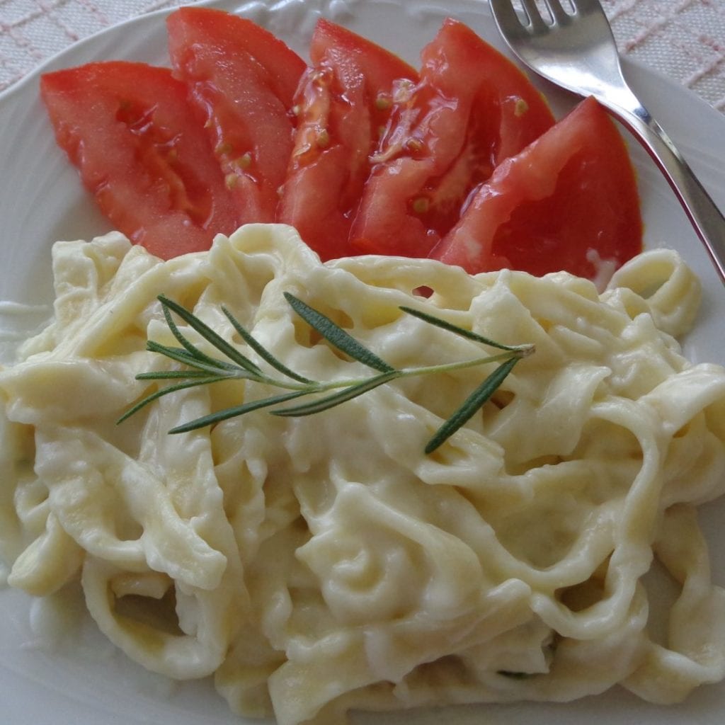 Rosemary Infused Alfredo Sauce from My Kitchen Wand