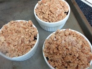 Cherry Ginger Crumbles from My Kitchen Wand