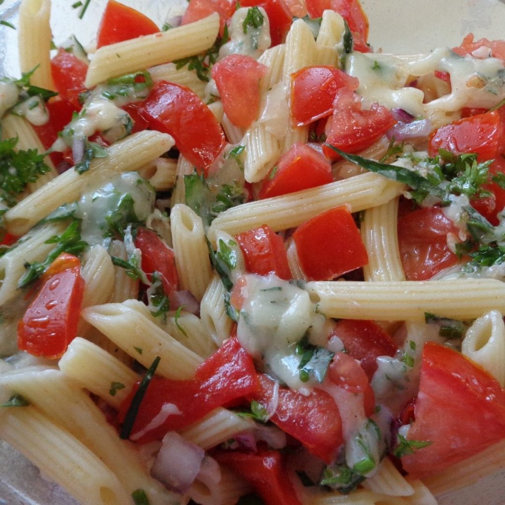 Tomato Pasta Salad from My Kitchen Wand