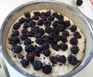 Blackberry Cake with Rum and Lemon from My Kitchen Wand