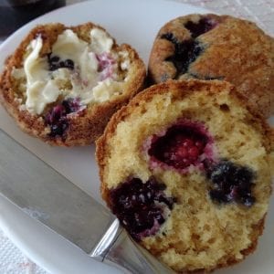 Blackberry Cake with Rum and Lemon from My Kitchen Wand