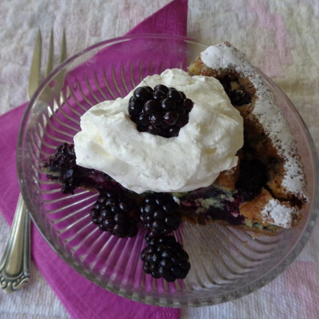 Blackberry Cake with Rum and Lemon from My Kitchen Wand