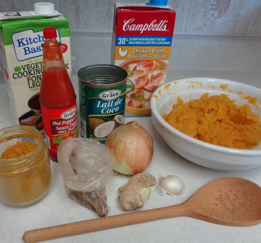 Pumpkin Coconut Curry Soup from My Kitchen Wand