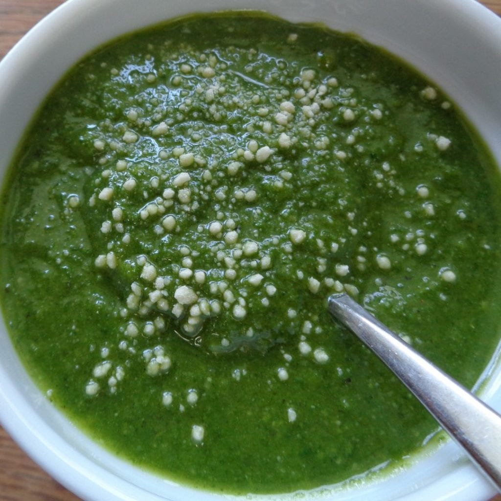 Basil & Sage Pesto with Macadamia Nuts from My Kitchen Wand