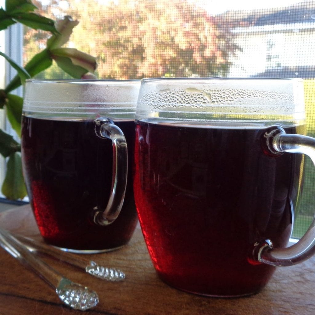 Apple, Elderberry Tea from My Kitchen Wand