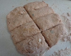 Red Fife Biscuits with Garlic, Feta and Herbs from My Kitchen Wand