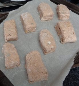 Red Fife Biscuits with Garlic, Feta and Herbs from My Kitchen Wand