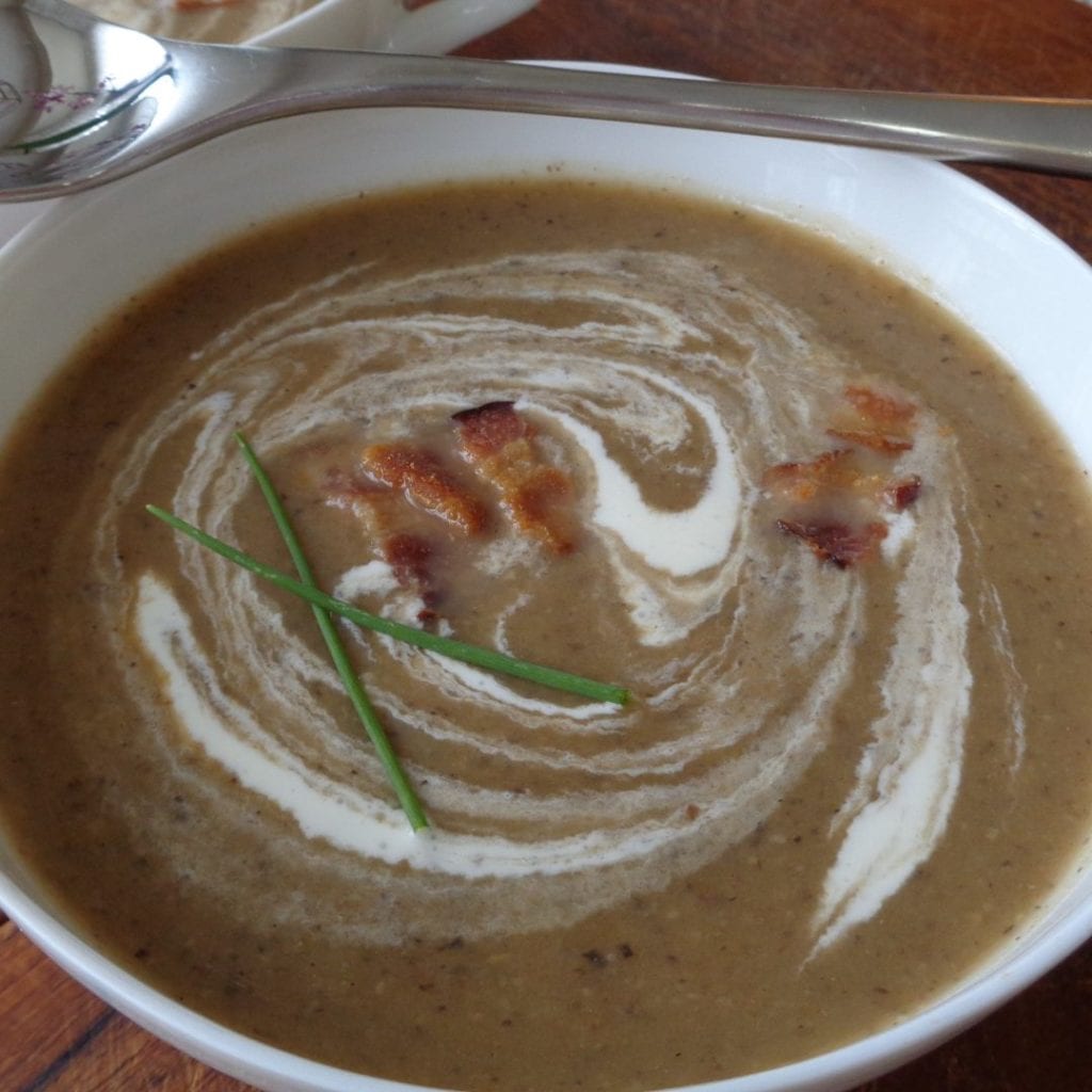 Chestnut Mushroom Soup from My Kitchen Wand