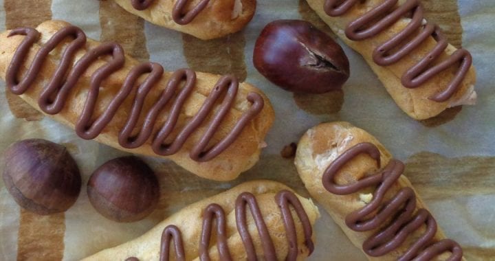 Chestnut Coffee Eclairs from My Kitchen Wand