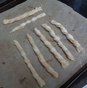 Puff Pastry Sticks with Fine Herbs & Aged Gouda from My Kitchen Wand