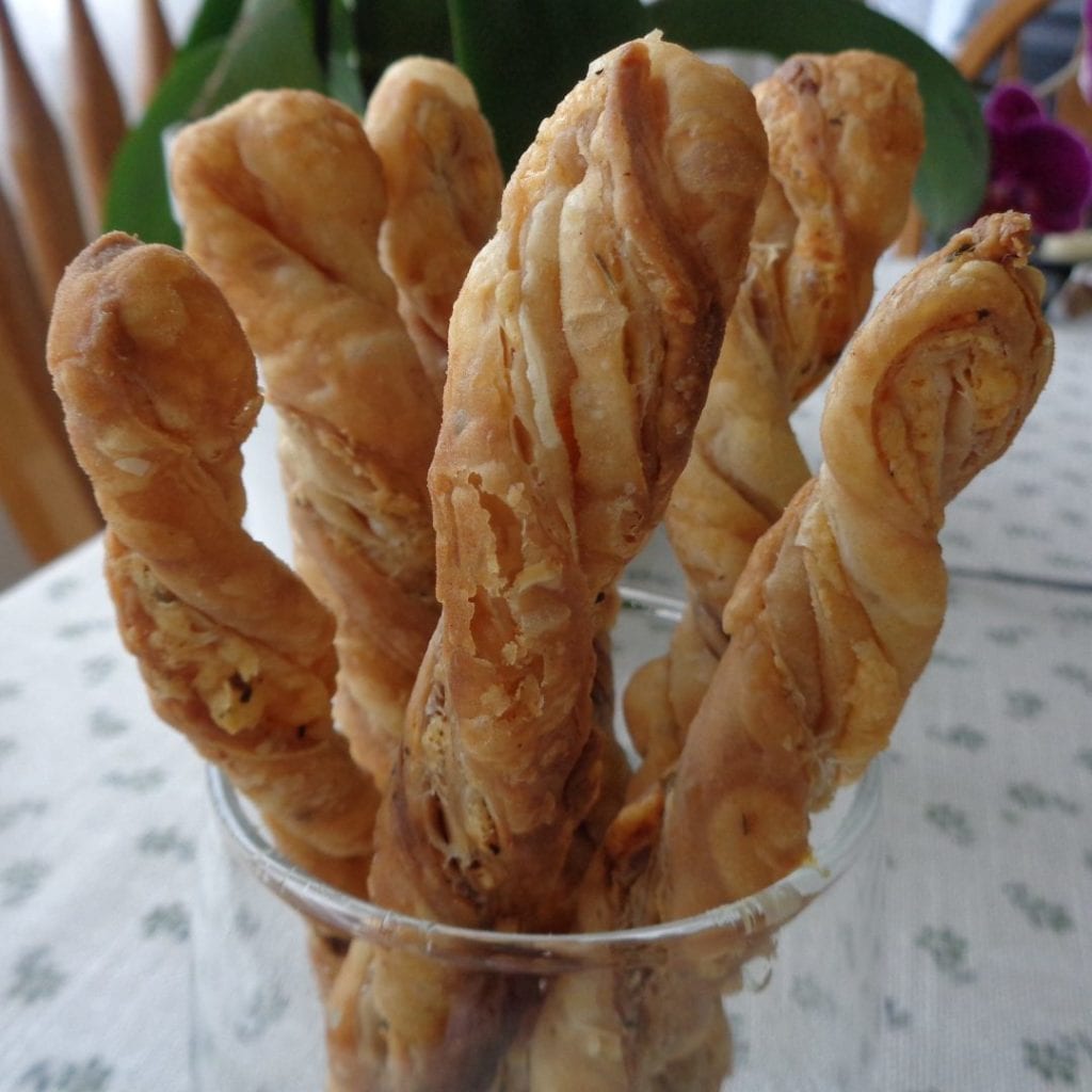 Puff Pastry Sticks with Fine Herbs & Aged Gouda from My Kitchen Wand