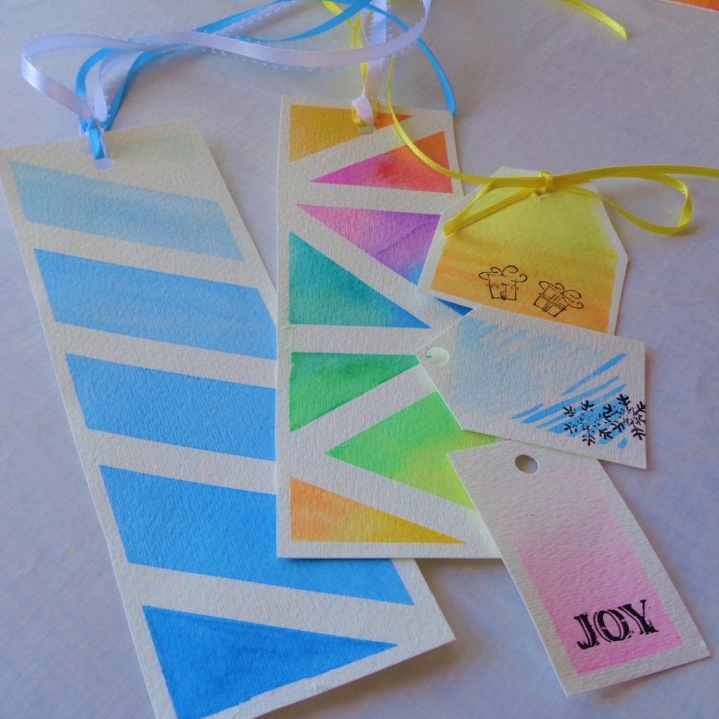 Watercolour Bookmarks and Gift Tags from My Kitchen Wand