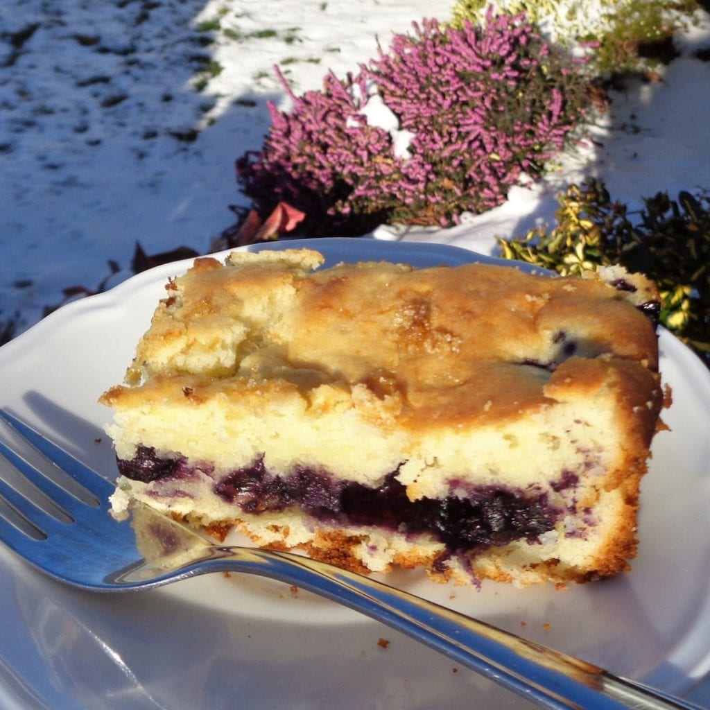 Blueberry Buttermilk Cake with Lemon and Rum from My Kitchen Wand
