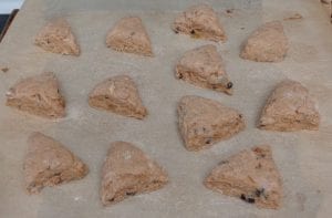 Chai Tea Scones with fruit from My Kitchen Wand