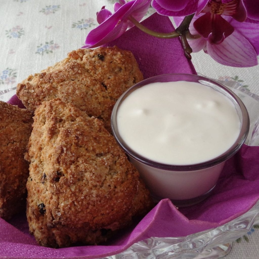 Chai Tea Scones with fruit from My Kitchen Wand