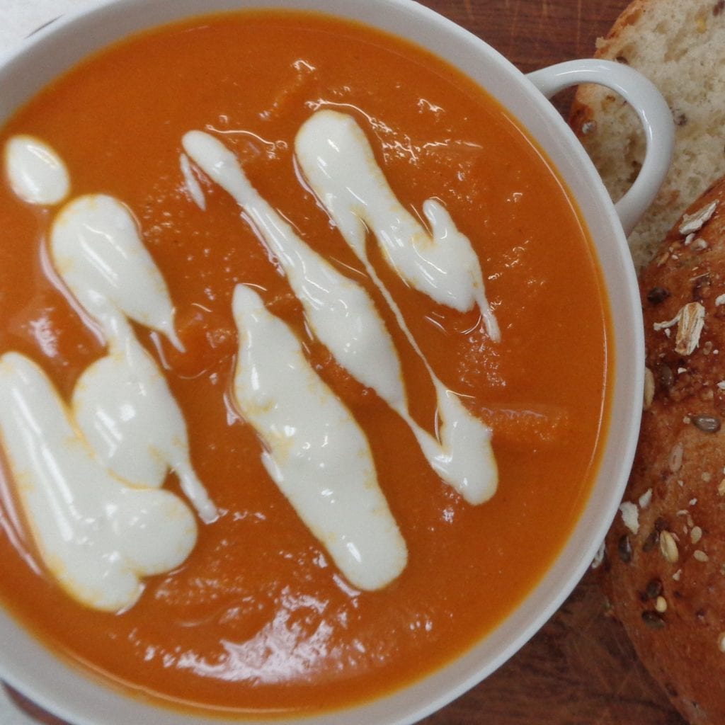 Carrot Apple Curry Soup from My Kitchen Wand