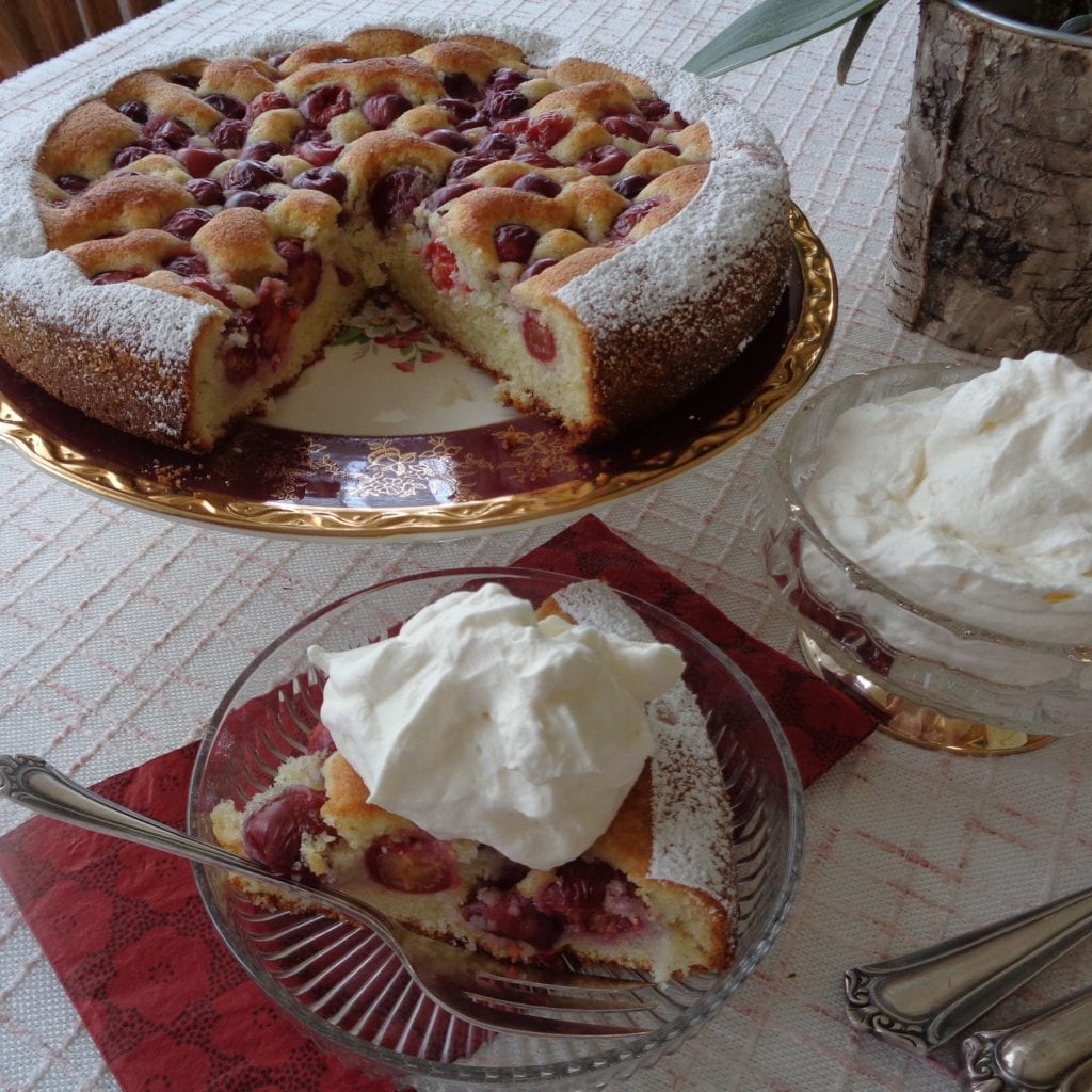 Sour Cherry cake from My Kitchen Wand