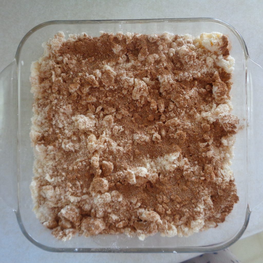 Applesauce Crumble Cake from My Kitchen Wand