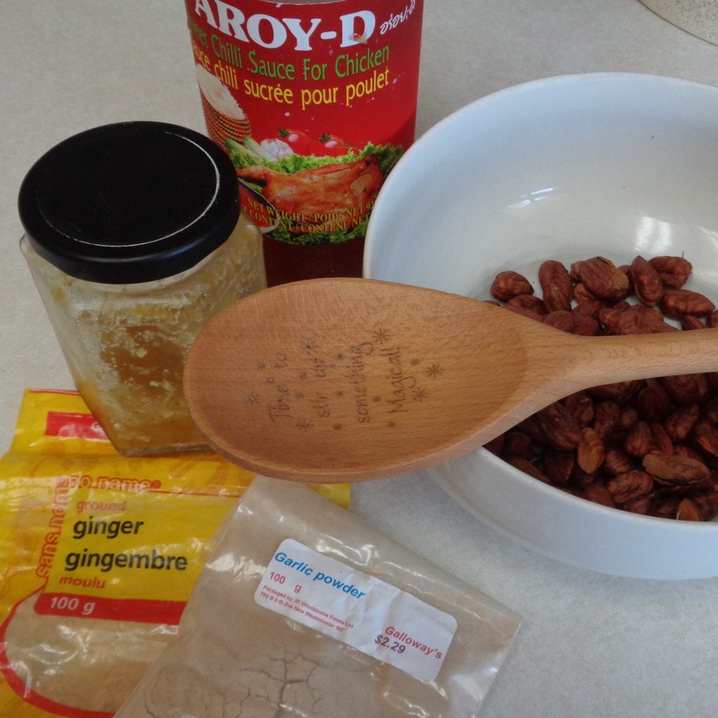 Hazelnuts in Spiced Sweet Chili Sauce from My Kitchen Wand