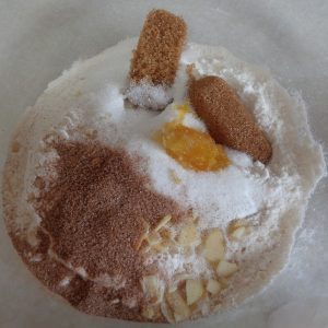 Cinnamon Plum Muffins with Yoghurt & Almonds from My Kitchen Wand