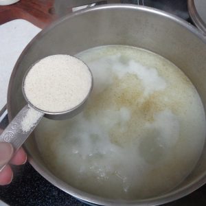 Cauliflower Cream of Wheat Soup from My Kitchen Wand