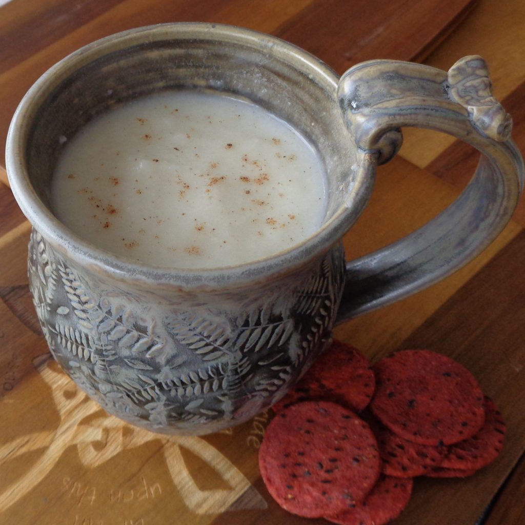 Cauliflower Cream of Wheat Soup from My Kitchen Wand