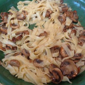 Mushroom Linguini from My Kitchen Wand