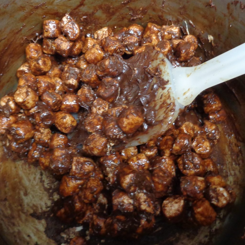 Almond Mocha Rice Krispie Squares from My Kitchen Wand