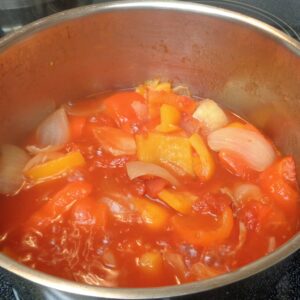 Tomato Soup with Bell Peppers from My Kitchen Wand