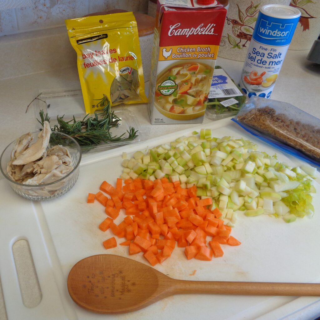 Chicken Soup with Imbolc Herbs from My Kitchen Wand