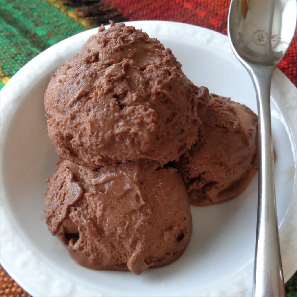 Chocolate Mint Ice Cream from My Kitchen Wand